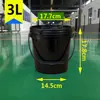 Balde de Água, Balde Selado, Balde para Molho e Tinta, 1/2/6 Peças por Lote, Balde de Plástico de Grau Alimentício com Tampa, 10/20/25L, Unidade kg