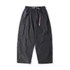 Pantalones funcionales de exterior Rumeng estilo japonés, ligeros, modernos, con bloques de color, unisex, corte holgado, adecuados para otoño, ropa de trabajo y uso casual
