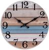 Transfronterizo 10 Relojes de Pared de Madera Simples Relojes Digitales Creativos de Tablero de Madera Reloj Silencioso de Pared para Sala de Estar, Dormitorio, Cocina Decoración