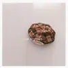 Boina Cuadros Estilo Coreano para Niños Otoño Nuevo Elegante de Moda Estilismo Infantil Sombrero Octagonal Sombrero de Pintora para Niña