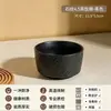 Juegos de cuencos y platos de color sólido con patrón de roca, decorados con bajo vidriado, juegos de vajilla de cerámica, juegos de cuencos y platos de alta gama para bricolaje para uso doméstico