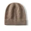 Gorro de punto transfronterizo, gorro de lana a cuadros grandes al por mayor, moderno y versátil, gorro cálido para clima frío, gorro de lana de invierno con protección para las orejas y copa redonda