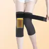 Calças Derong com Bolsos de Aba e Joelheiras para Outono e Inverno para Prevenir Frio e Calor, Calças Sem Costura Derong com Bolsos de Aba para Segurar Aquecedores, Leggings e Joelheiras de Aquecimento