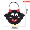 Bolsa de dulces de calabaza, bolsa de dulces de Halloween, bolsa de dulces, bolsa de regalo portátil, cubo de calabaza, festival fantasma, accesorios de regalo para niños