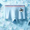 Roupa Íntima Masculina, Malha de Seda Gelo, Estilo Fino de Verão, Respirável, Estampa de Desenho Animado, Cuecas Boxer Infantis de Tamanho Médio e Grande, Boxer para Estudantes