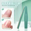 Arte de Uñas Verde Lavado con Agua Tira de Arena Manicura Tira Exfoliante Quitar Armadura Tira Frotadora Tira Lima de Uñas Arte de Uñas Tira Fusible Pulidora Arte de Uñas