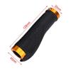 Juego de manillar de bicicleta de montaña, guantes de goma con mango de cuerno y aleación de aluminio, equipo de conducción, manillar antideslizante para bicicleta