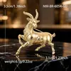 Colección de Año Nuevo 2026: Broche de Cordero del Zodiaco Dorado, un pasador elegante y con estilo para mujer, perfecto como accesorio o regalo de Año Nuevo