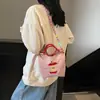 Nova Bolsa Bordada Feminina Leve Impermeável Moda Bolsa de Tecido para Ombro Nicho para o Dia a Dia Esportes Bolsa Transversal Infantil
