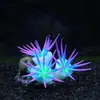 Suministro Comercio Electrónico Transfronterizo Acuario Paisajismo Pecera Decoración Cuerpo Suave de Silicona Simulación Coral Anémona Marina-3 Anémonas Marinas