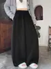 Bufanda Estilo Americano Pantalones de Pierna Ancha para Mujer Otoño/Invierno 2026 Nuevo Estilo Fajas Cintura Alta Adelgazantes Holgados Rectos Pantalones Casuales