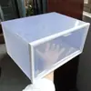 Caja de Almacenamiento para Zapatillas Deportivas al por Mayor Transfronteriza, Tamaño Grande, Engrosada, Transparente, a Prueba de Polvo, Armario para Zapatos de Almacenamiento de Tenis, Caja de Zapatos al por Mayor