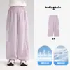 Calça Infantil Pudding Haru 2026 Verão Novo Estilo Calça Refrescante de Gelo para Meninas Calça de Proteção Solar de Verão Leve e Respirável