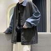 Traje de mezclilla Ge Hua para hombre, holgado, moderno, de marca, casual, para adolescente, Duffy, conjunto de ropa guapo para hombre con chaqueta de ropa guapa