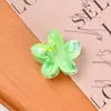 Pinza de Pelo de Plumeria de Moda Europea y Americana Transfronteriza de 4 cm para Vacaciones en la Costa Clip de Accesorios para el Cabello de Gama Alta Pinza Pequeña para Agarrar