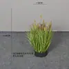 Decoração de Cana Artificial e Capim-cauda-de-cão Planta Verde Arranjo Doméstico Interno Grama Floral Paisagismo Grama Cebola Artificial Lírio-do-vale