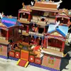 Suprimentos Funerários de Artesanato em Papel, Papel Funerário, Casa do Espírito Vivo, Casa de Luto, Fabricante de Casas, Construção de Pátio, Papelão Ondulado