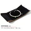Caja de Anillo de Terciopelo de Doble Apertura para Joyería Caja para Collar Caja para Joyería Caja de Embalaje Caja de Regalo para Aretes Pulsera Venta al por Mayor Caja para Perlas
