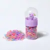 Macaron Coelhinho Garrafa Elásticos Descartáveis Cabelo Bebê Coloridos Elásticos de Cabelo Resistentes à Tração Elásticos de Cabelo para Meninas