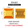 Luz Reflectante de Aluminio Fundido para Tachas Viales Marcador Vial Elevado Solar Tacha Vial de Plástico Marcador de Contorno de Acero Total de Una y Doble Cara