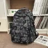 Nova Mochila Transfronteiriça para Homens, Moderna e Descolada, Grande Capacidade, Mochila com Estampa de Urso, Mochila Escolar Estilo Coreano para Alunos do Ensino Fundamental e Médio, Mochila Feminina