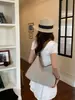 2026 Nuevo Bolso de Paja de Moda Transfronterizo, Bolso de Playa Estilo Vacaciones Casual, Bolso Cruzado Tejido Simple
