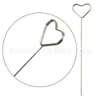 Soporte para Notas Ins Antiguo de 200 mm Soporte para Tarjetas de Presentación con Forma de Flor y Corazón Arreglo Floral Creativo de Metal Hecho a Mano DIY