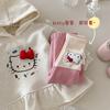 Sudadera de Forro Polar para Niñas de 0 a 5 Años Invierno Ropa Coreana para Niños Sudadera con Capucha y Falda para Bebé Niña Ropa de Invierno para Niños Ay708