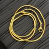 Accesorios de cadena de clavícula de acero de titanio para hombres europeos y americanos, diseño moderno, sentido de nicho, cadena de hueso de serpiente que combina con todo, estilo hip-hop frío