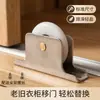 Puerta corredera para cuarto de ducha montada en marco con guía inferior de rueda, Puerta de armario de madera, Rodillo de guía doble para puerta corredera de baño, Rodillo para puerta corredera, Rueda única