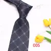 Leel nueva corbata rayada 8cm moda de negocios para hombre poliéster corbata de mano multicolor opcional fabricantes de corbatas