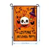 Bandeira de Jardim de Halloween Atacado Amazon Estilo Quente Temu Dropshipping Bandeira Pendurada de Caveira Atmosfera de Festa Bandeira de Jardim