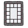 Fábrica Fornecimento direto flanela sublimação manta Palace grade blank blank impressão blanket 15 Palace grid ar condicionado blanket letter series