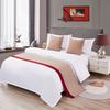 Toalha de cabeceira de cama de hotel Bandeira de cama lateral Moderna de alta qualidade Almofada de cabeceira de cama de hotel simples Estilo europeu Capa de cama de luxo leve