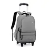 Mochila 2026 Novo Modelo de Mochila Escolar com Rodinhas e Impressão Personalizável para Alunos do Ensino Fundamental e Médio, Protetora da Coluna, Quente Venda Transfronteiriça