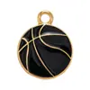 Colgante de aleación de baloncesto Popular transfronterizo Serie Deportiva Colgante de Esmalte de Pelota Multicolor Accesorios Creativos para Joyería DIY