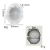 Molde Squishy Fruta Oso Nariz Dibujos Animados Alivio del Estrés Juguete Squishy DIY Molde de Silicona Hecho a Mano