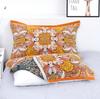 Funda de almohada de gasa gruesa de algodón casual Funda de almohada Cojín de almohada de toalla Suave Dibujos animados Estilo europeo Par de pareja Hogar