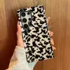 Exclusivo para comercio exterior, funda de teléfono Samsung S25Ultra con moderno patrón de carey, cubierta protectora S26+ con película de doble capa por transferencia de calor
