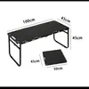 [Mesa Táctica Hidráulica] Mesa Plegable para Acampar al Aire Libre Ligera Portátil Mesa Plegable Multifuncional Mesa de Comedor para Acampar