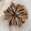 Elástico de Cabelo Scrunchie Almofadado com Enchimento de Algodão, Elástico de Cabelo de Seda Cetim para Dormir, Acessório de Cabelo para Coque