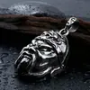 Xizang dios estilo étnico joyería al por mayor personalidad de moda dominante hombres colgante Guan Gong acero de titanio joyería de moda