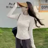 Ropa de Fitness, Ropa de Yoga, Abrigo Ajustado de Manga Larga, Ropa de Fitness para Entrenamiento de Carrera, Chaqueta con Cremallera de Primavera para Mujer, Top Deportivo