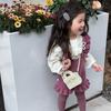 Bolso para Niñas 2024 Nuevo Moda Caliente de Internet Bolso de Mano de Perlas de Princesa para Bebé Accesorios Elegantes para Niñas Bolso Cruzado