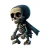 Nuevo colgante de calavera transfronterizo para coche, decoración creativa para Halloween, colgante plano de acrílico.