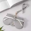 Bolsa para Óculos, Elegante Couro PU EDC Portátil Estojo Protetor para Armazenamento de Óculos de Sol e de Leitura, Pode Ser Pendurada