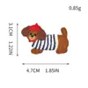 Parches bordados de dibujos animados personalizados con animalitos lindos para decoración de ropa, bolsos, calcetines y abrigos