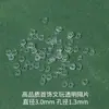 Xiao Accesorios Espaciadores de Silicona Transparente Ultra-Delgados Perla Cristal Oro Plástico Espaciador Cuentas Espaciadoras Cuentas Espaciadoras Juguete