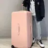 Maleta de equipaje de gran capacidad para dropshipping, protección de esquina de aleación de aluminio extragrande, ruedas universales, carcasa de policarbonato, maleta de viaje transfronteriza