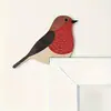 Nuevo producto transfronterizo: 2 Piezas de Decoraciones de Pájaros de Madera Bohemios para Pared, Adornos de Estilo Hogareño para Marcos de Puerta y Esquinas de Gabinetes Hechos de Madera